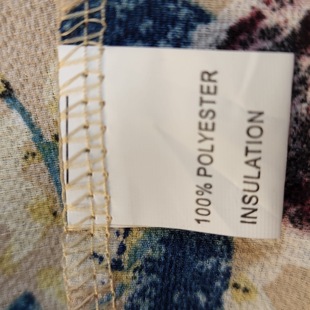 Size XL Floral rap cover up cardigan. C94 - Picture 8 of 9